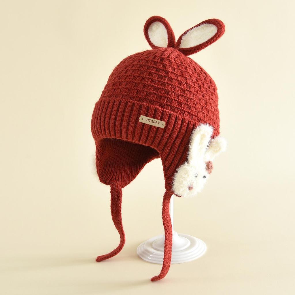 Children's Cute Ear Knit Hat - Warm, Windproof & Versatile Wool Hat