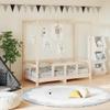 Kids  Bed 70 X 140 Cm Solid Pine Wood