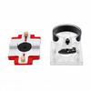 Wood Trimmer Router Base Aluminum Alloy Compact Router Base and Slotting Bracket for 69mm Inner Diameter Routers