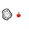 Distorted Acrylic Wall Clock Creative Melting Desktop Shop Ornament Simulation Artwork Home