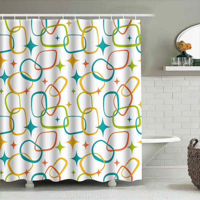 Home Shower Curtains For Bathroom Waterproof Fabric Modern Nordic Style Bathroom Curtains Shower Curtain 180X200