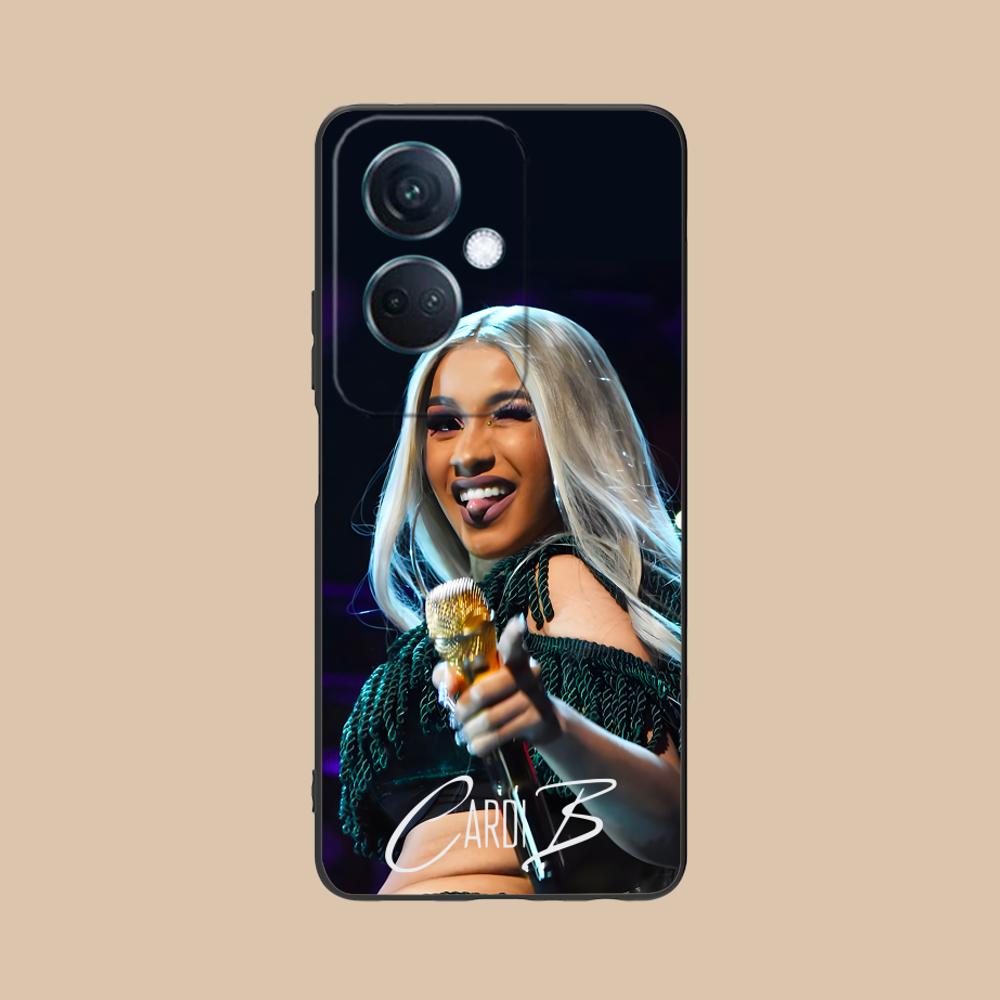 Cardi B Matte TPU Mobile Phone Case for OPPO Reno 14 13 12 11 10 9 8 7 6 5 F T Pro 5G Colorful Printing Cover