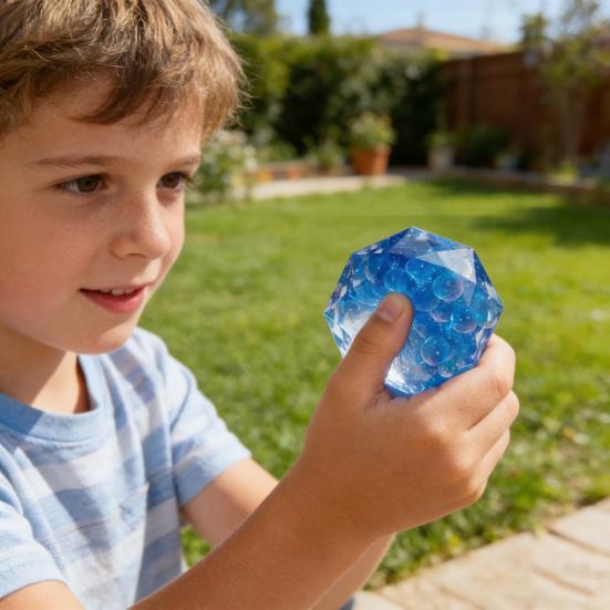 Průhledná kapka vody mačkací hračka Úleva od úzkosti Kamínková senzorická hračka Pomalé zvedání Hračka na odbourání stresu Dárek pro studenty Kancelářské pracovníky