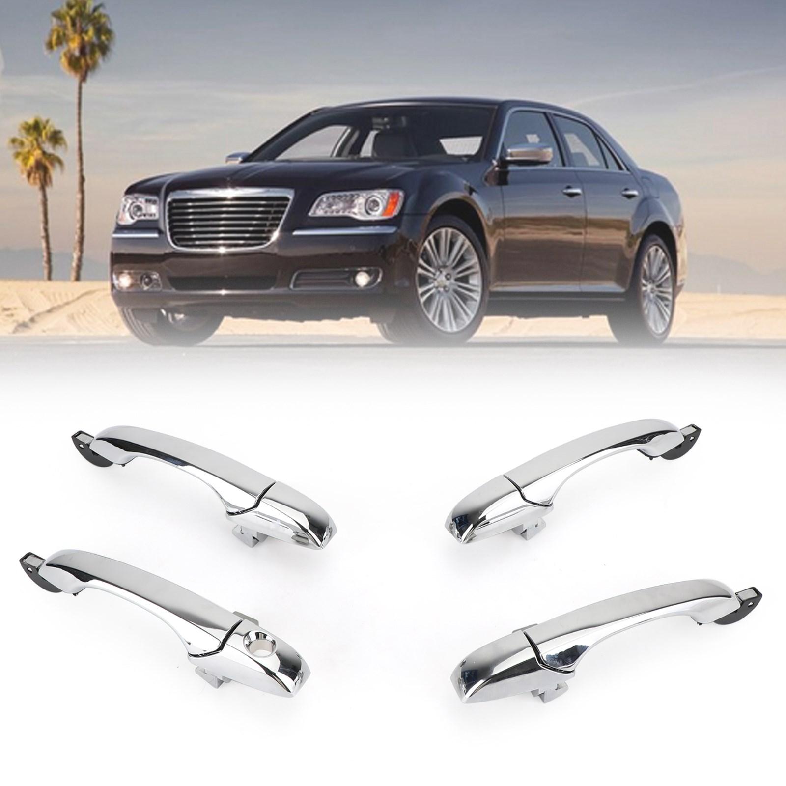 

Areyourshop 4x Exterior Door Handle 4589009AH Chrome For Chrysler 300 / 300C 2005-2010
