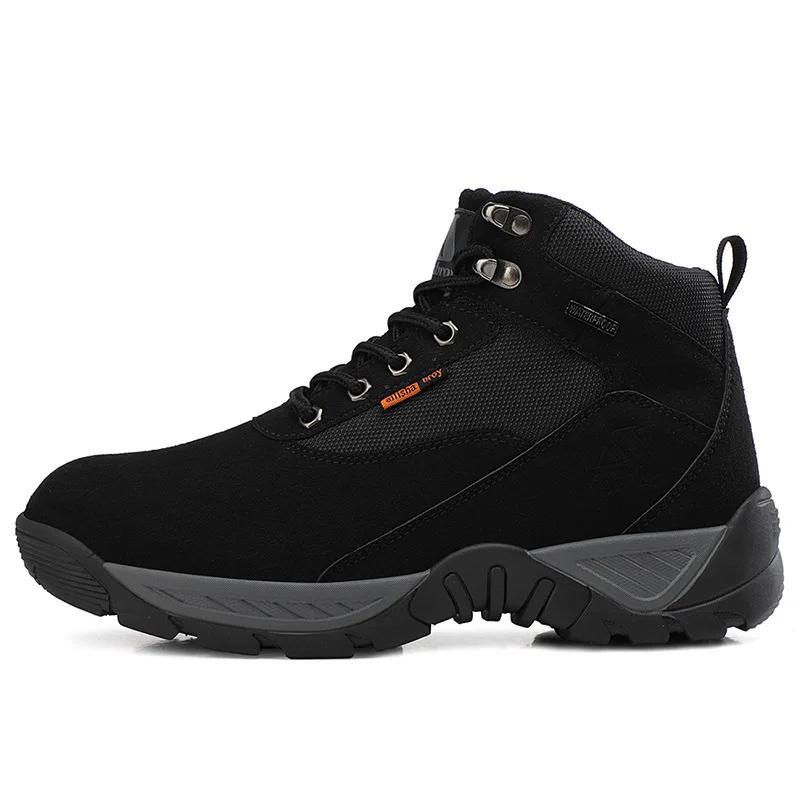 Men  Boots Hiking Shoes Plus Size Boot Motorcycle Climbing Shoes Training Waterproof Outdoor Ankle Casual 2025