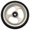 5 Inch Wheelchair Front Wheel Accessories Aluminum Alloy Lightweight Flexible Pu Solid Tire