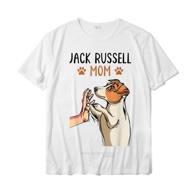 Kawayi Jack Russell Terrier Mom Cute Dog Mama Funny Women T-Shirt Printed Tees Ladies Tshirts Printed Special Streetwear
