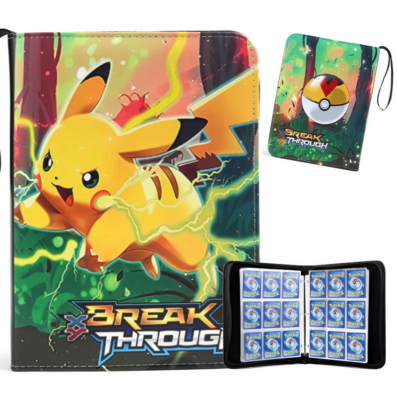 Magical Baby Card Album: Large Capacity Game & Pokémon Card Collection, 4-Grid/9-Grid Options Four-Grid + 50 Transparent Pages [400 Slots]
