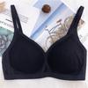 Latex Cotton Thin Fixed Cup Breathable No Steel Ring No Trace Boneless Sleep Bra Cover Underwear Women
