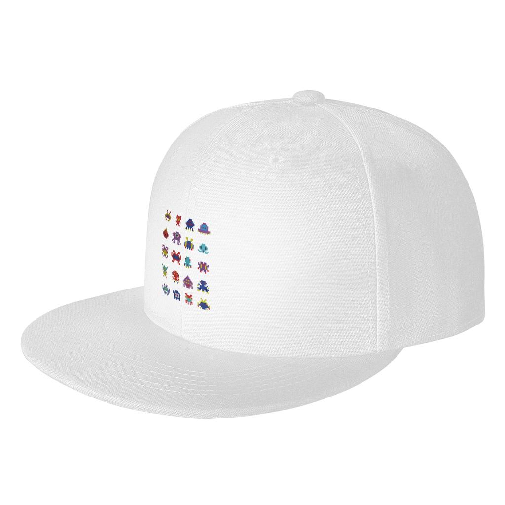 Fashion classic video game bit Flat Brim Sun Hat Denim Dad Hat Summer Women Cap