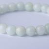 13cm White Itoigawa Natural Jadeite Japanese National Jomon Power Stone Jadeite Workshop Special Paulownia Wood Quality Certificate ABR0882 (6mm