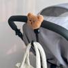 Multifunctional Baby Stroller Hook Bear Shape Stroller Accessories Durable Hanging Hook  Bike