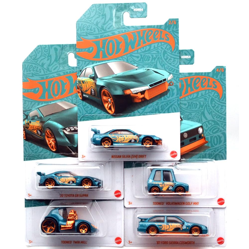1/64 Scale 2024 Pearl & Chrome Series “F” Case - Set of 5