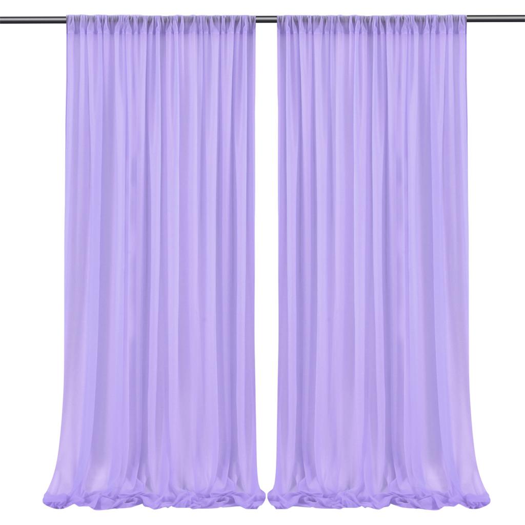 Backdrop Curtain 1.5x2.5m Yarn Durable Backdrop Drape for Wedding Party