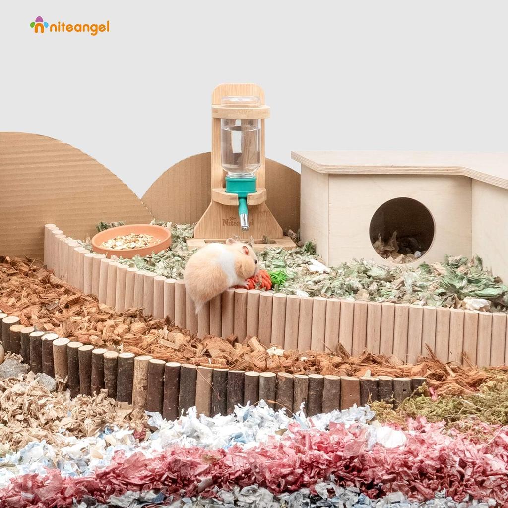 Wood Hamster Suspension Bridge Toy, Long Climbing Ladder for Dwarf Hamster Mice Mouse Gerbils and Other Small Animals