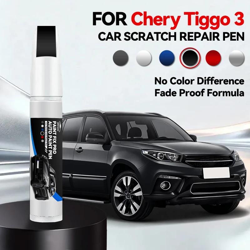 For Chirey Chery Tiggo 3 Car Paint Repair Pen Touch Up Scratch Remover DIY Auto Accessories White 030 Red DM Orange 067 Yellow