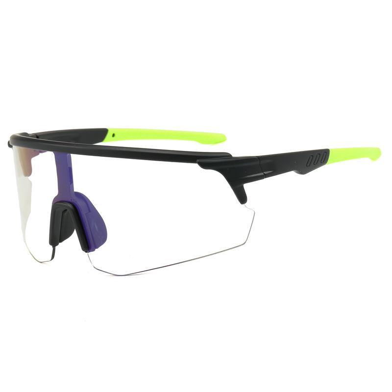 Lunettes de Cyclisme Vélo Lunettes de Protection Coupe-Vent Hommes Femmes Moto Lunettes de Soleil Changement de Couleur Protection UV 1058-1