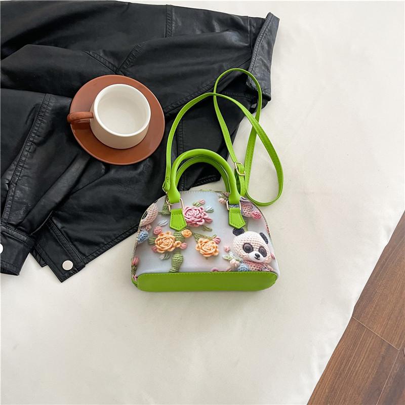 

2025 spring personalized shoulder bag new Korean version ins fresh printing handbag large capacity trend foreign style women s bag