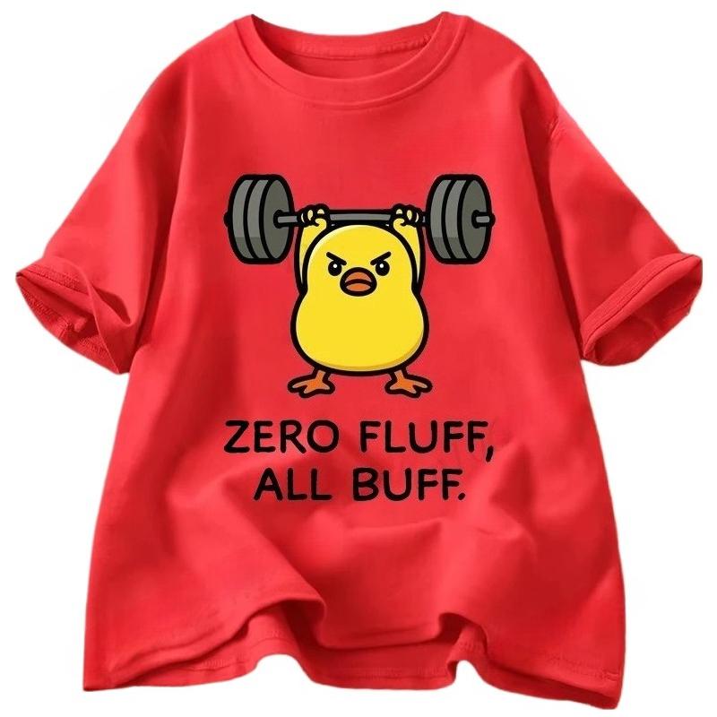 Fun Womens Fitness Tshirts Humorous Duck Tshirts Cute Chick Weightlifting Tops Womens Fitness Tshirts Clothing Tops Y2K