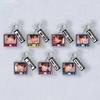 7 Stück BTS Retro-TV-Stil Acryl-Schlüsselanhänger, Bangtan Boys Foto-Schlüsselanhänger mit Namens- und Geburtstagsanhänger, Kpop ARMY Fans Taschenanhänger