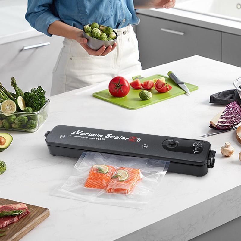 1PC EU Plug Household Vacuum Sealer Machine One-Touch Automatic Food Sealer for Food Storage