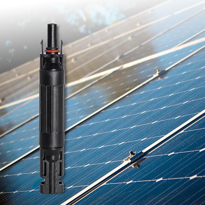 Qoltec Konektor solarny z bezpiecznikiem | złącze MC4 | 1000V | 30A