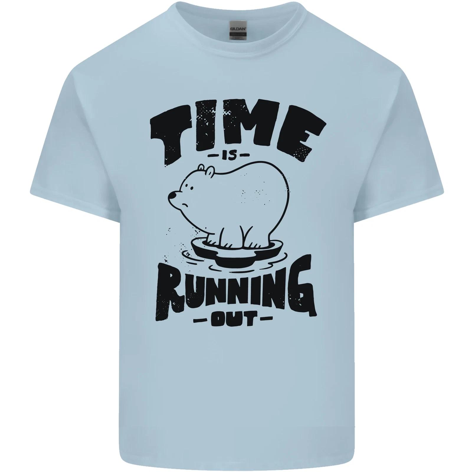 Time Running Out Climate Change Kids T-Shirt Childrens M