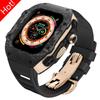 Luxury Carbon Fiber Modification Kit Compatible For Apple Watch Ultra3 49mm 44mm 45mm Iwatch Series 9 8 7 6 5 4 SE3/2/1 Ultra 3