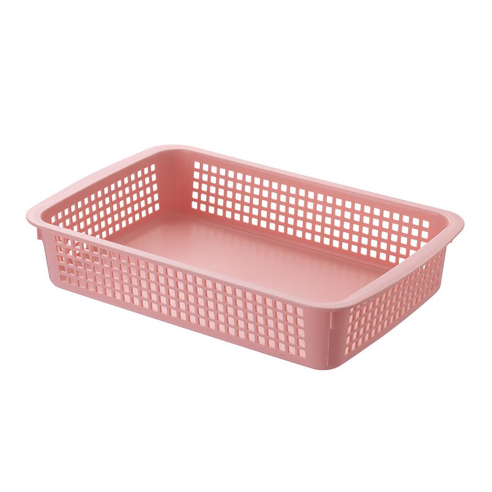 

Basket Strong Pressure Resistance Hollow Design Plastic Storage Baskets Frame Storage Basket Storing Thickened Two Options