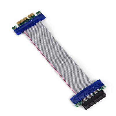 PCI E Professional 4X To 4X Male To Female VGA Graphics Card Extended Ribbon Cable