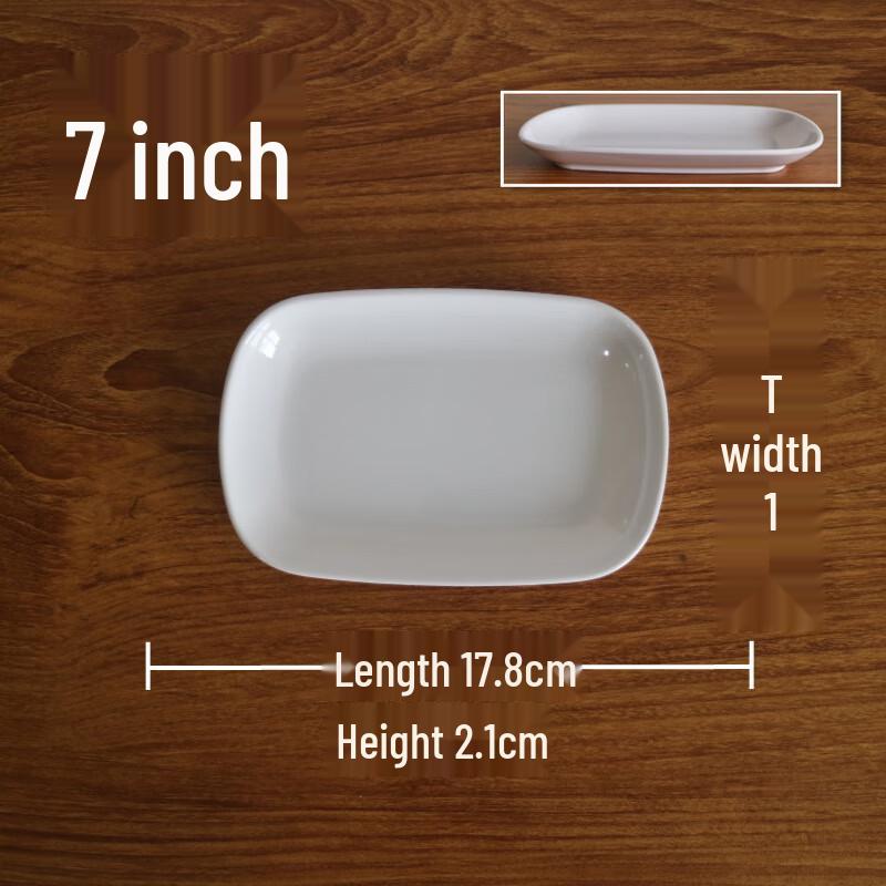 

Lijia White Melamine Dinner Plates - 10-Pack