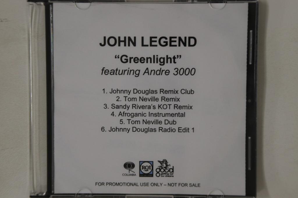CD JOHN LEGEND, ANDRE 3000 - Greenlight NONEPROMO COLUMBIA Unknown Dance & Electronica Used