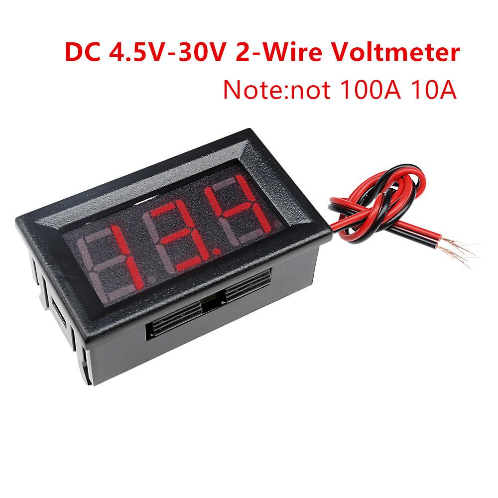 Mini Digital Car Voltmeter Ammeter DC 111V 11A 11A 111A LED Display Panel Amp Volt Voltage Current Meter Tester Detector