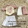 DIY Accessories Doll Hoodie Set Durable Doll Handmade Clothes New Doll Princess Clothes