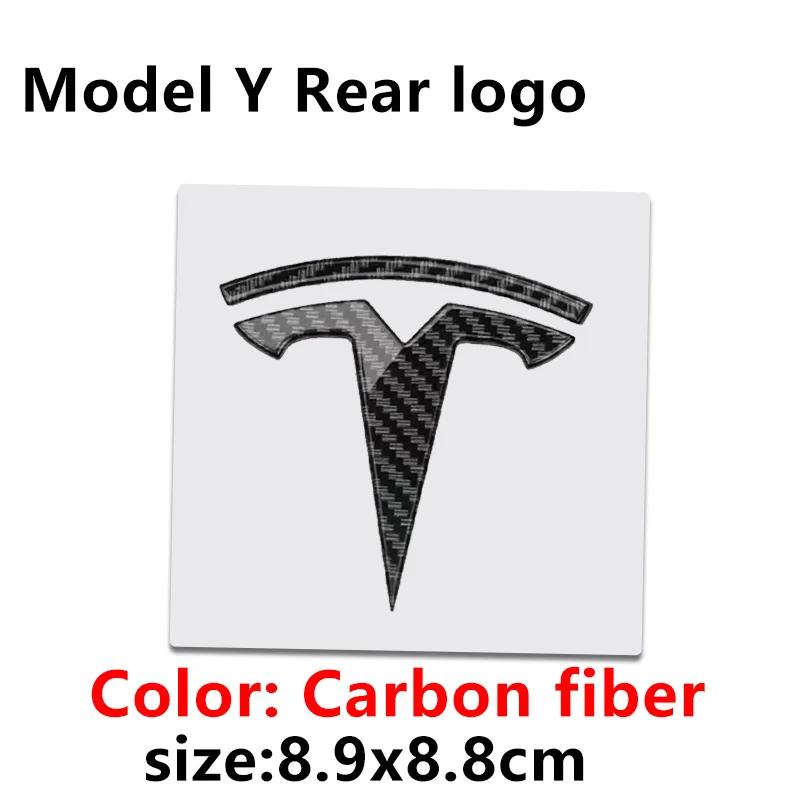 ALL1 1 PC Replacement Front Label Trunk Label for Tesla Model 3 Mode Y Logo Rear Tail Label Car Accessories Personalized Car Sticker
