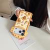 Kawaii Cartone Animato Taiyaki Orso Rilakkuma Custodia in Silicone per Telefono per iPhone 17 16 15 14 13 12 Pro Max 16promax Copertura Morbida 3D