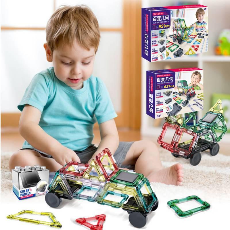 Diy Science Experiment Toy For Kids Build And Play With Solar-powered Saltwater Car