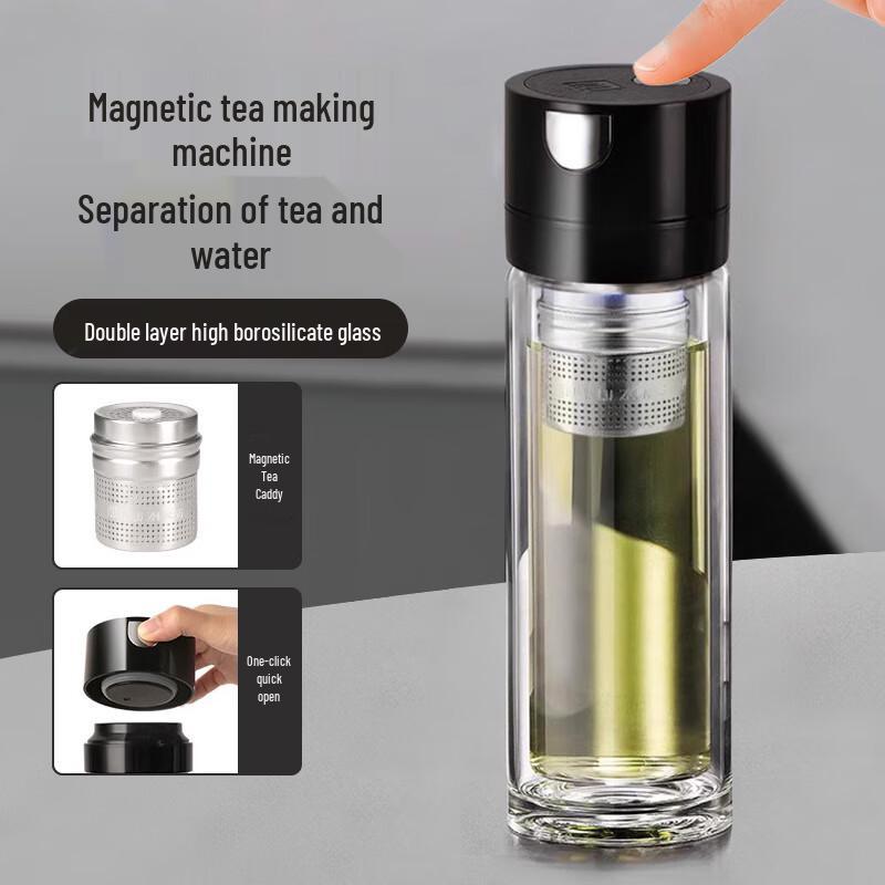 Zhai Qingsong Portable Tea Infuser Glass Bottle