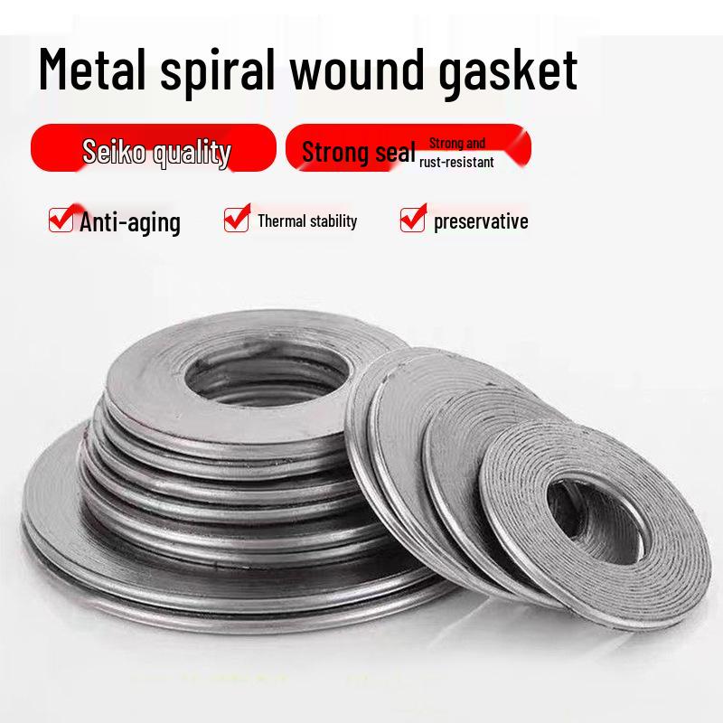High Temp & Pressure Metal Wound Graphite Flange Valve Gasket