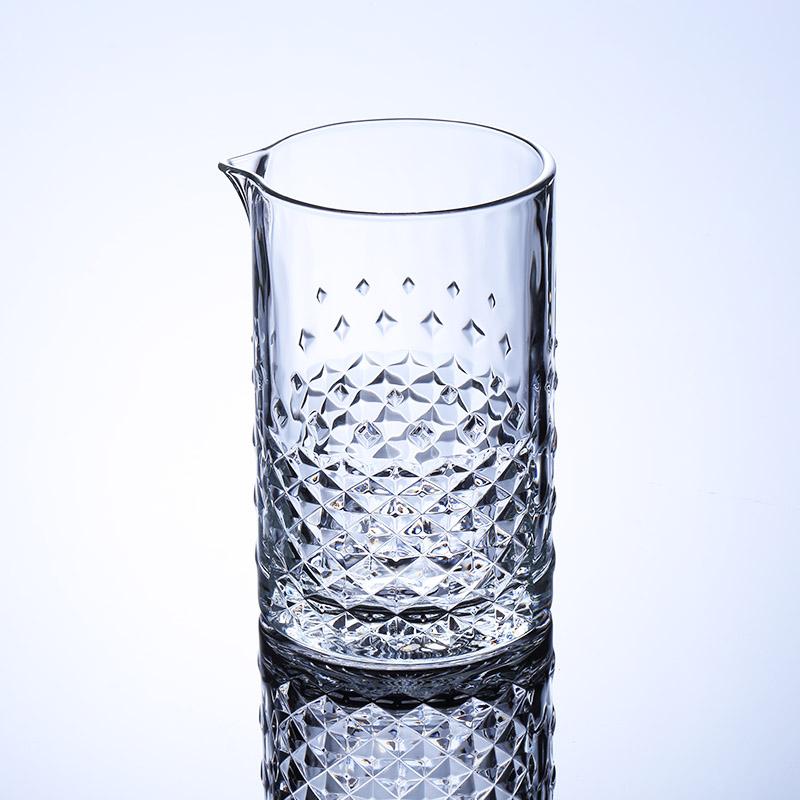 700ml Glass Studded Cocktail Mixing Glass Bar Tool