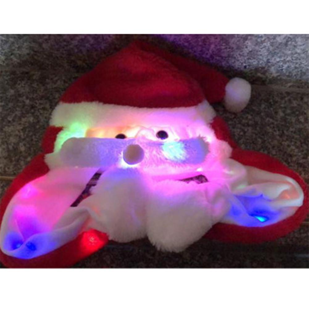 Cute Cartoon Pinch Ears Moveable  Cap Warm Hat Santa  Elk for Christmas Gift Decorative Props