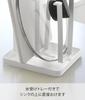 Yamazaki Glass Tower 2847 Stand, Slim, White,
