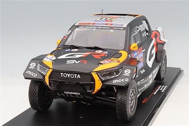 

IXO Масштаб Toyota GR DKR Hilux Evo 2025 Ралли Дакар 2-е место Каммингс 1/18 №211 H. Латеган/Б.