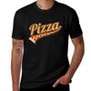 BELIEVE IN PIZZACAUSE PIZZA TShirt Urban Style Casual Short Sleeve Top