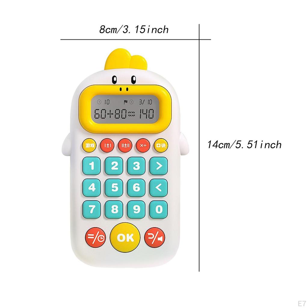 Electronic Math Game Educational Toy Learning Tool Teaching Aids Portable Calculator