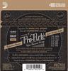 ProArte Classical Guitar D'Addario Strings, Silver/Clear Light, EJ43, 10-Pack