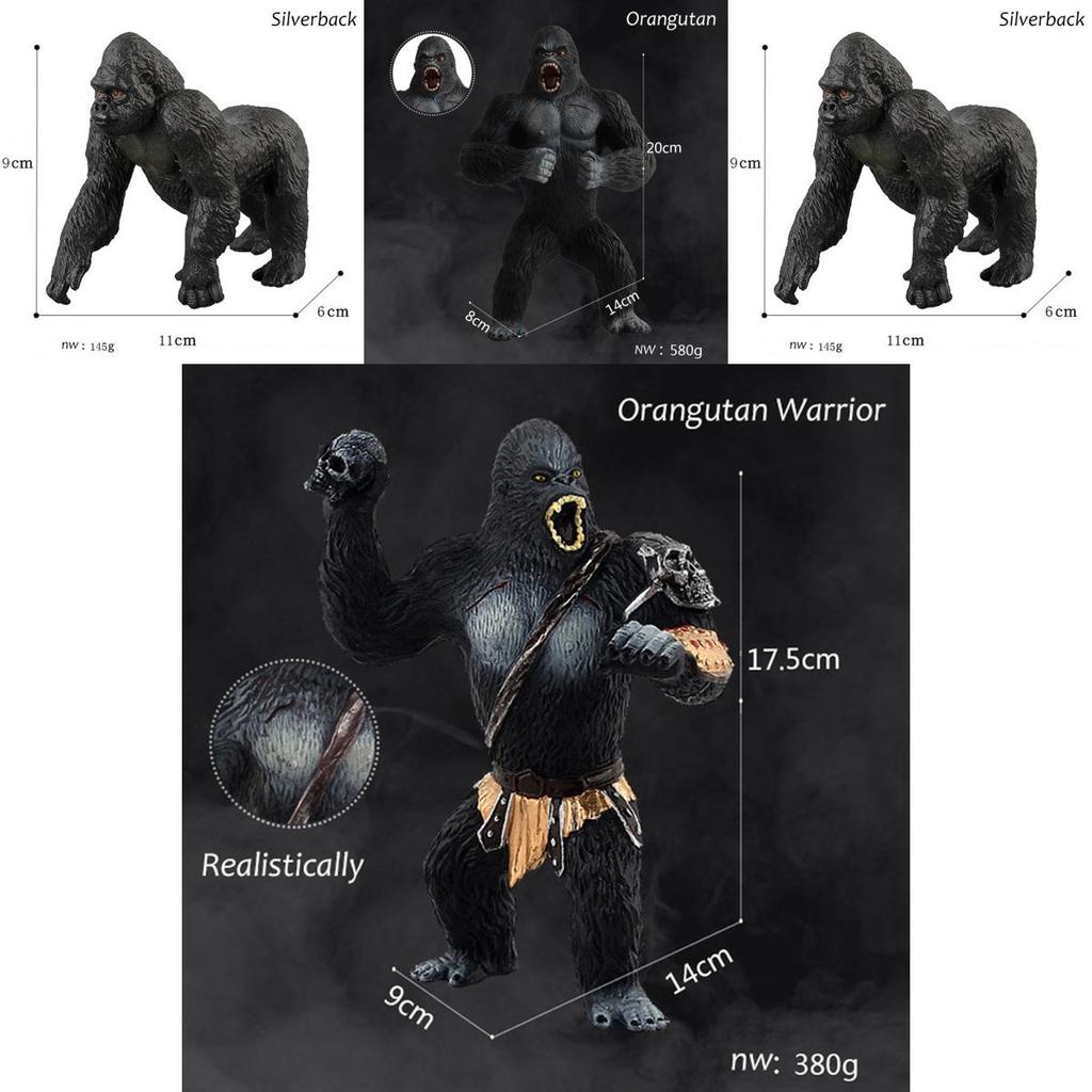King Kong Gorilla Model Figure Skull Island Toy Exquisite Collectible For Imaginative Play And Display