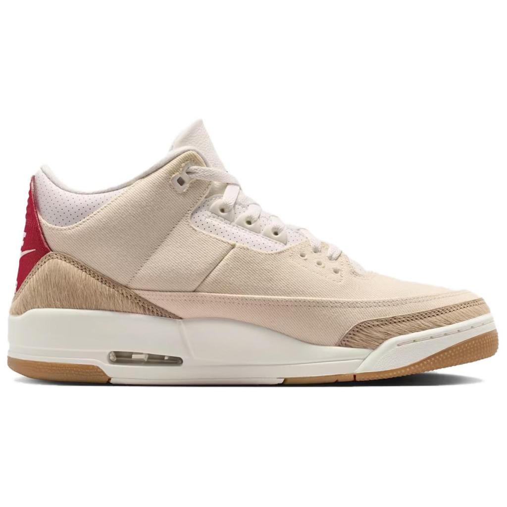 Jordan Air Jordan 3 Vintage Basketball Shoes Men's Beige Red IR0910-400