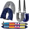 Comfortable Travel Neck Pillow Fillable Neck Pillow Storage Bag U-Shaped Pillow  Travel Essentials