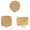 100pcs with Holes Food Disposable Paper Liner Baking Oil-proof Paper  Steamer